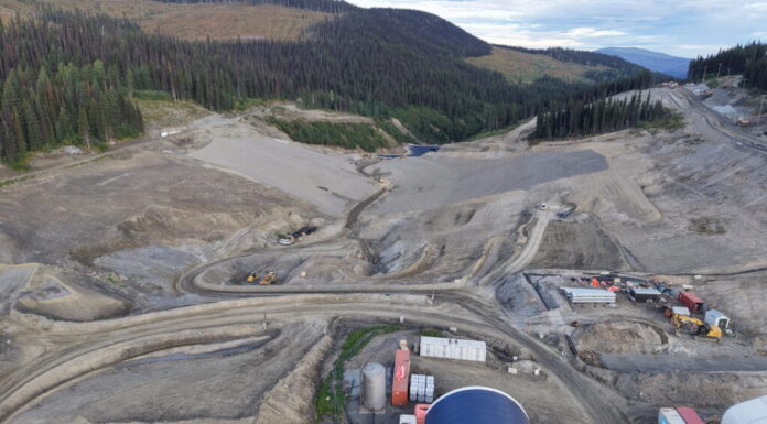 Cariboo gold waste rock storage facility_Osisko Gold press release